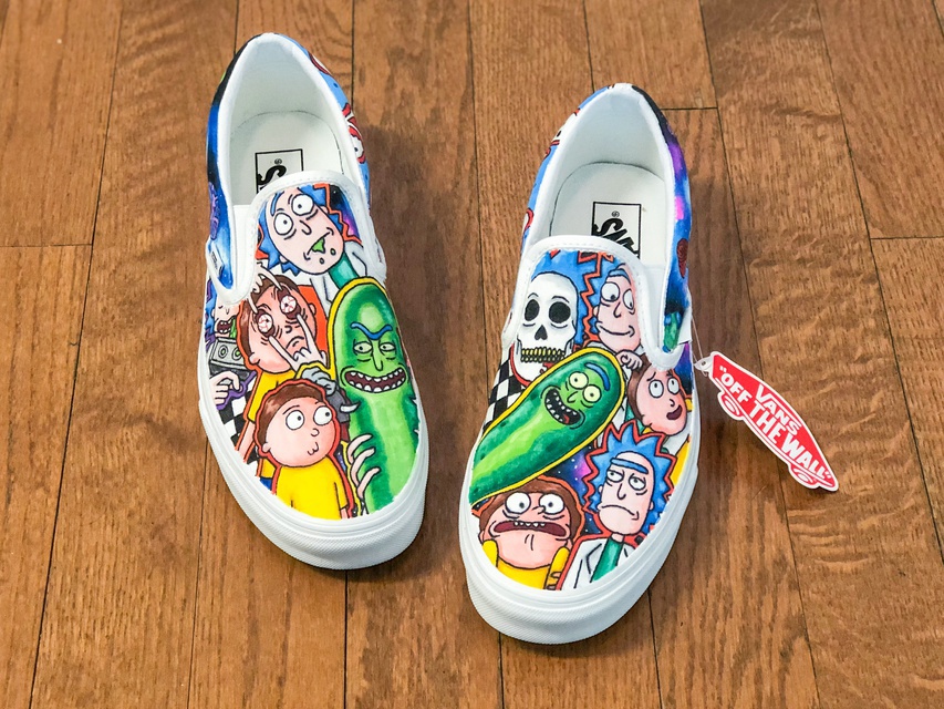 Detail Rick And Morty Vans High Tops Nomer 20