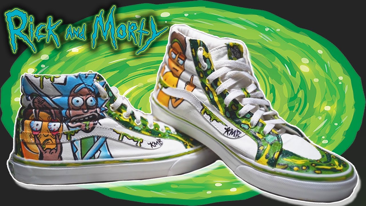 Detail Rick And Morty Vans High Tops Nomer 3