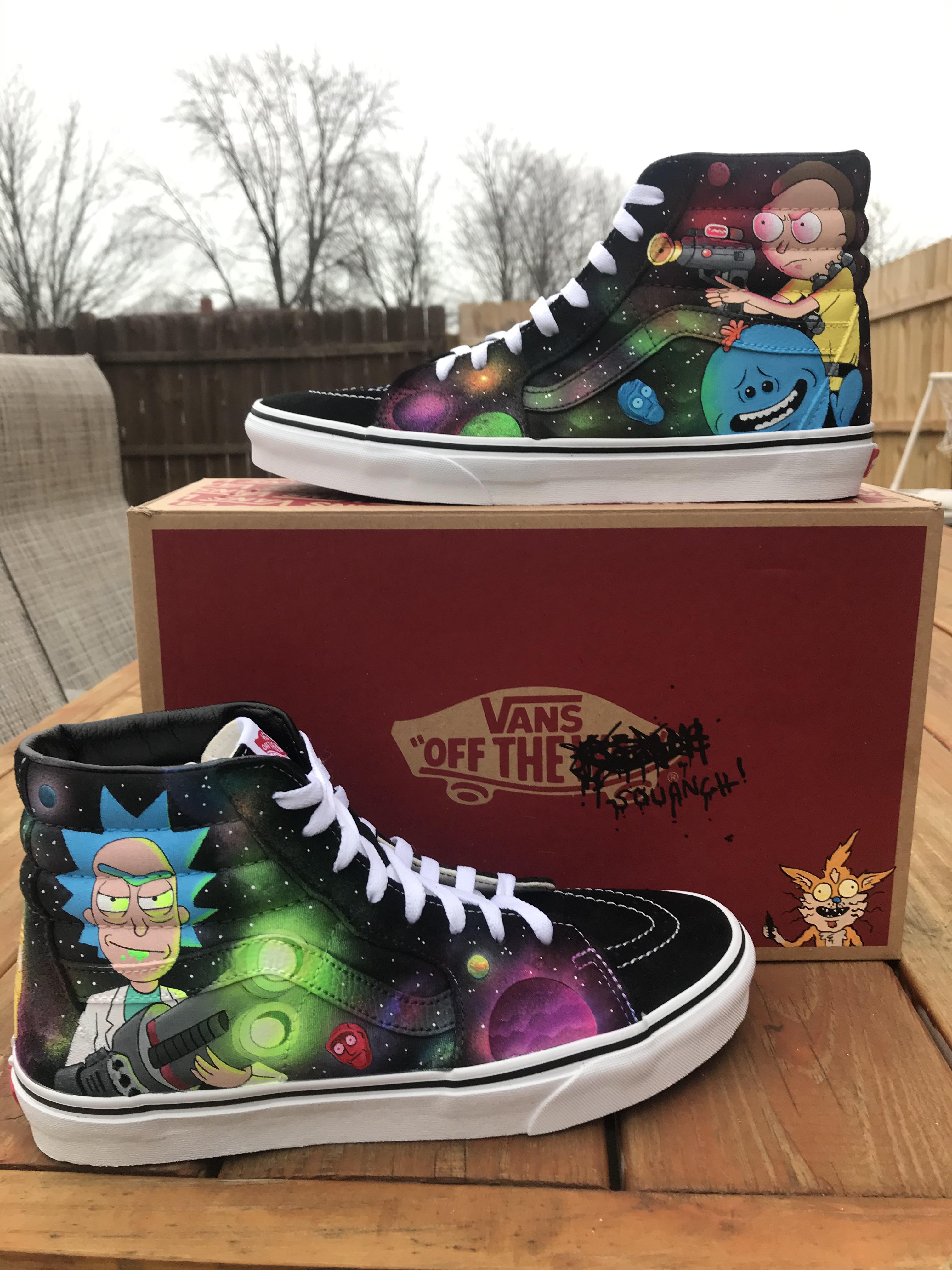 Detail Rick And Morty Vans High Tops Nomer 30