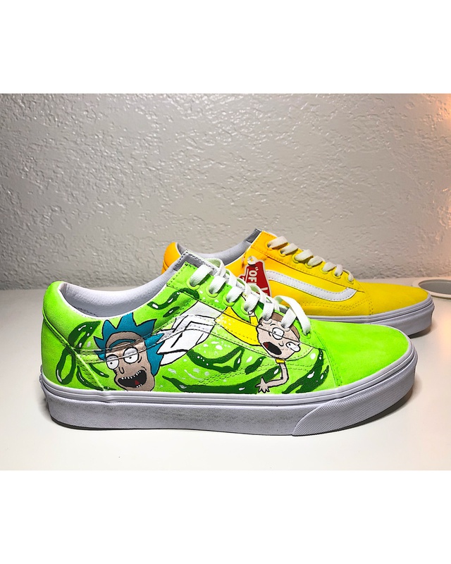 Detail Rick And Morty Vans High Tops Nomer 31