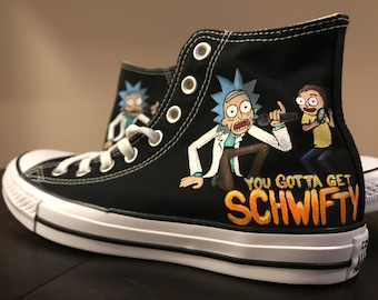 Detail Rick And Morty Vans High Tops Nomer 32