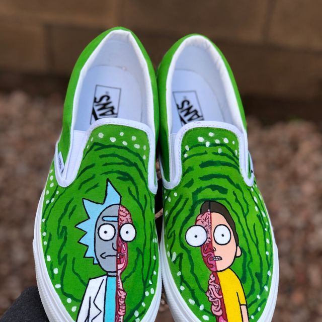 Detail Rick And Morty Vans High Tops Nomer 37