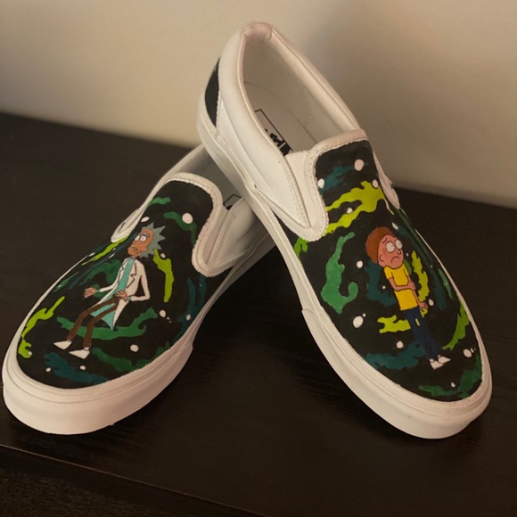 Detail Rick And Morty Vans High Tops Nomer 38