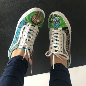 Detail Rick And Morty Vans High Tops Nomer 39