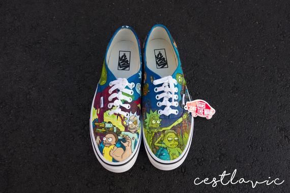 Detail Rick And Morty Vans High Tops Nomer 41