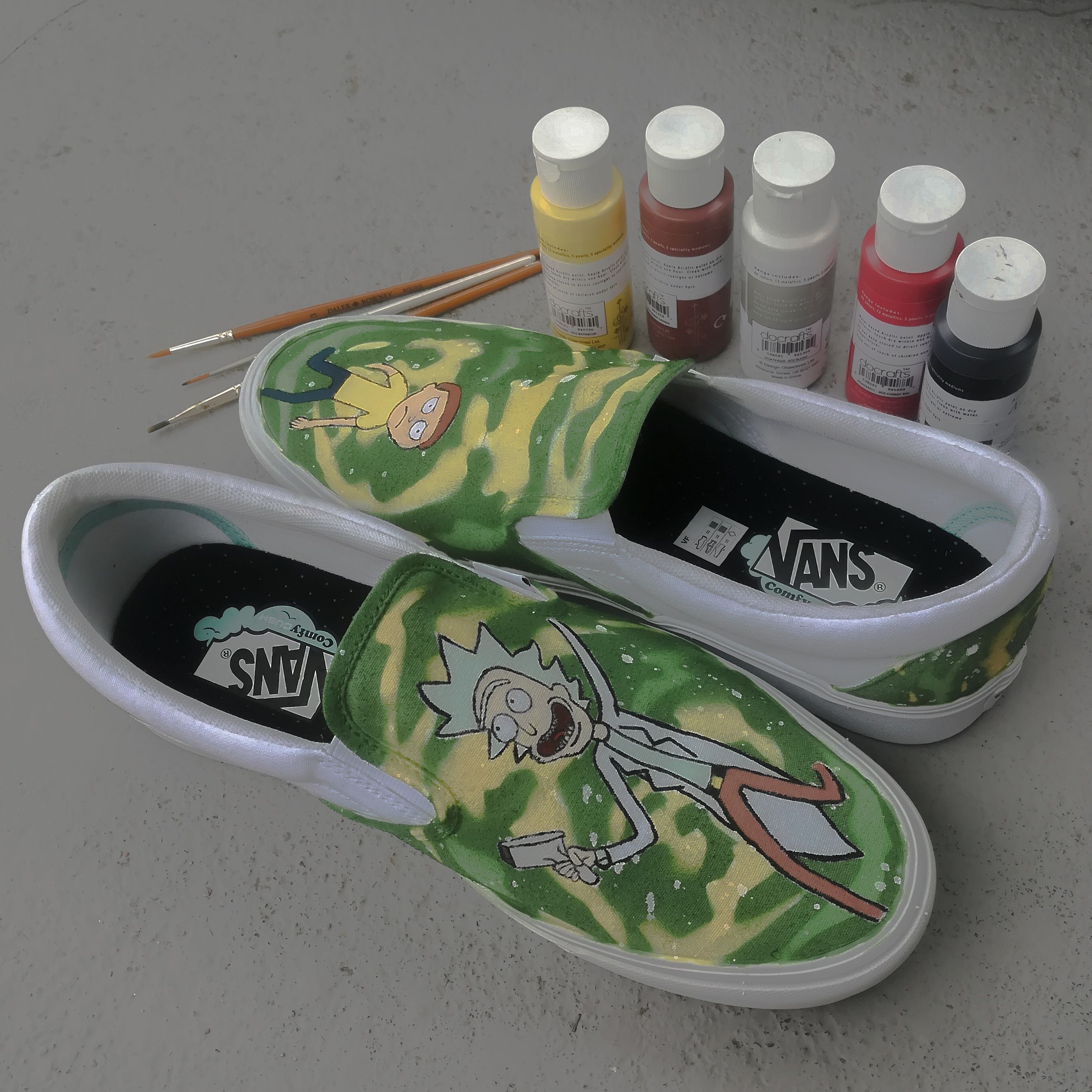 Detail Rick And Morty Vans High Tops Nomer 45