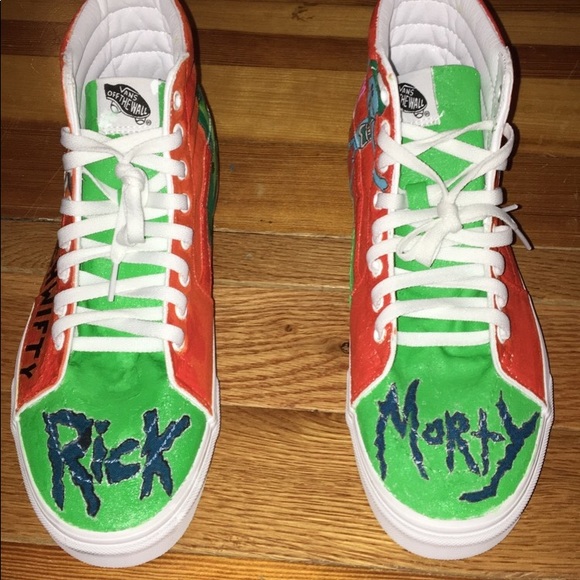 Detail Rick And Morty Vans High Tops Nomer 49