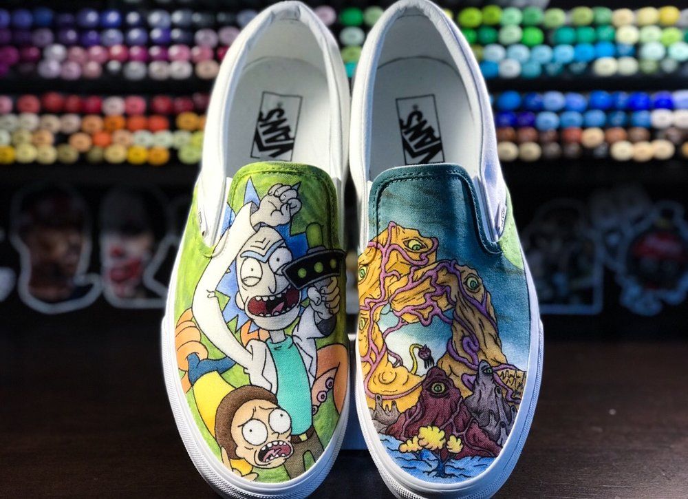 Rick And Morty Vans Slip On - KibrisPDR