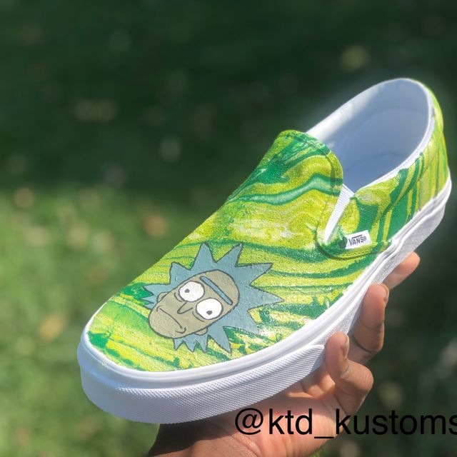 Detail Rick And Morty Vans Slip On Nomer 25