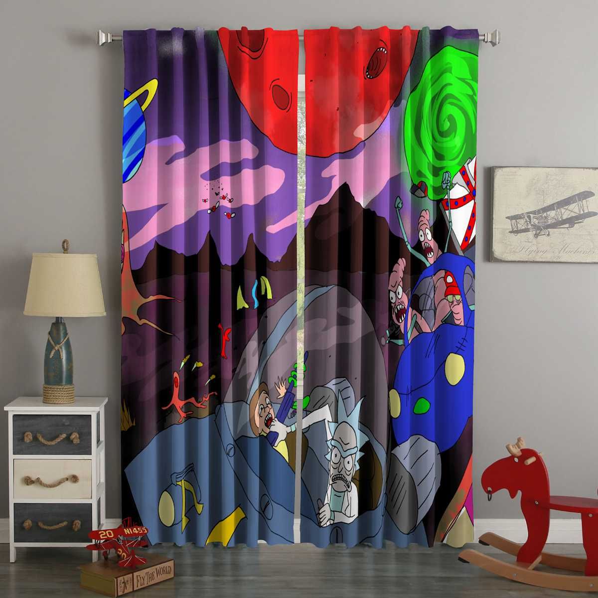 Detail Rick And Morty Window Curtains Nomer 11