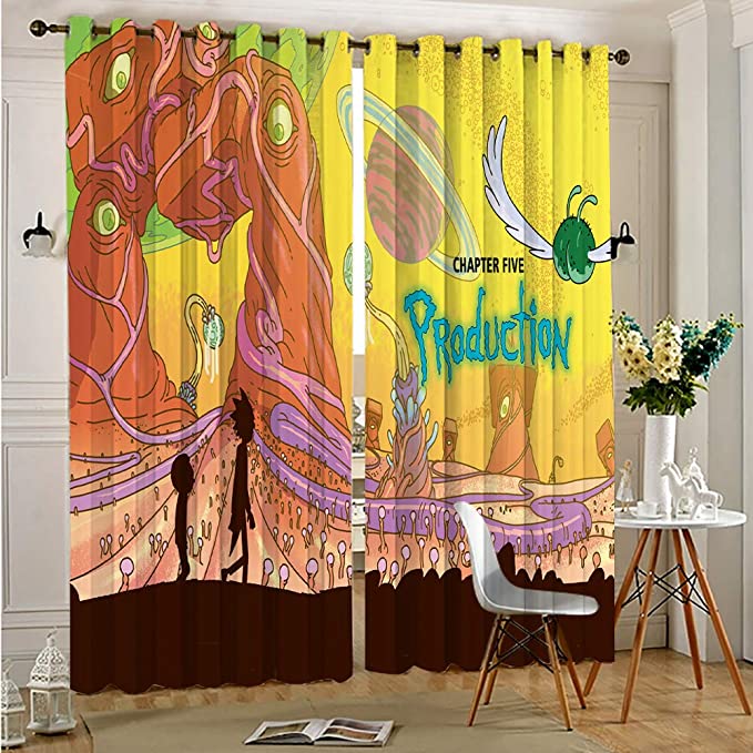 Detail Rick And Morty Window Curtains Nomer 13