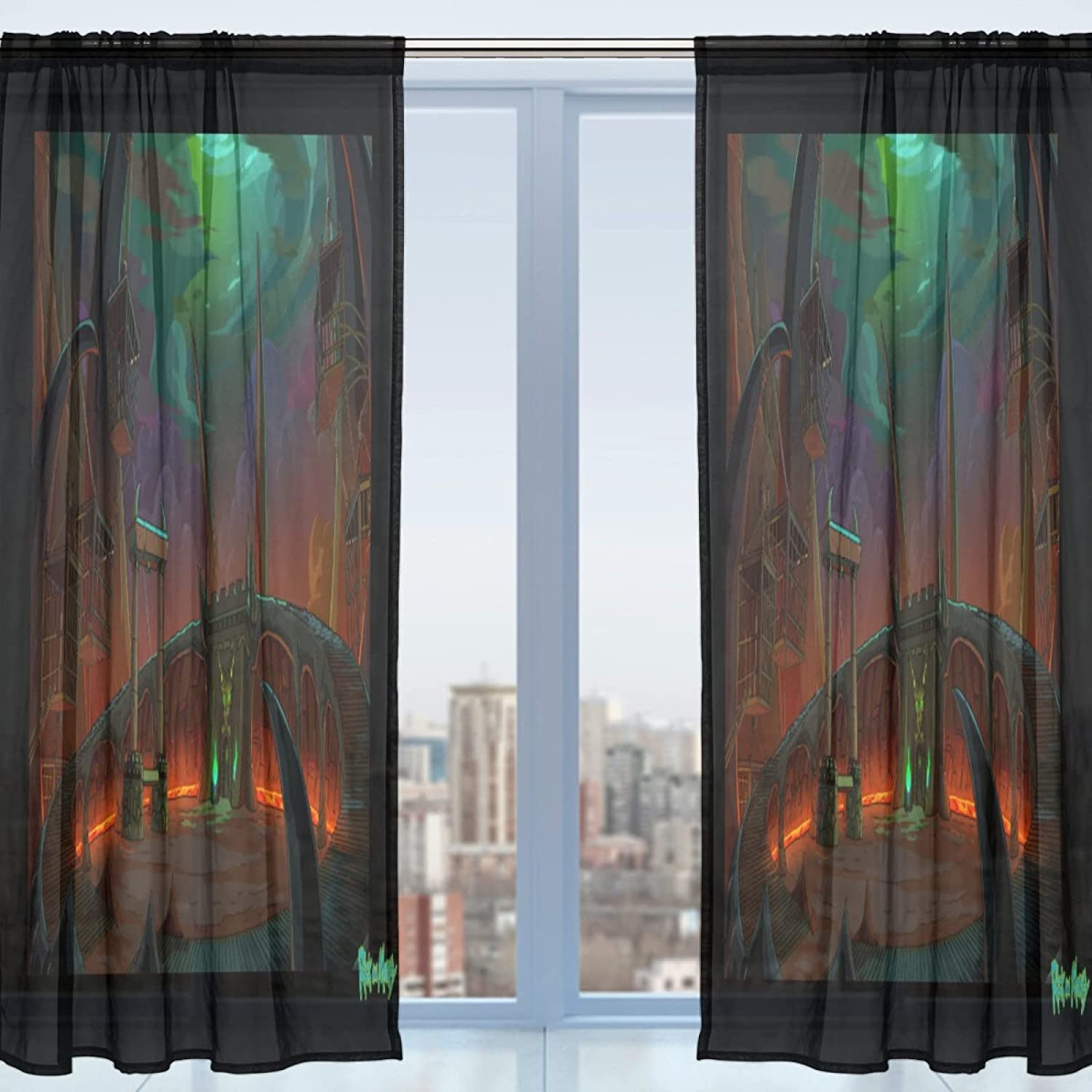 Detail Rick And Morty Window Curtains Nomer 19