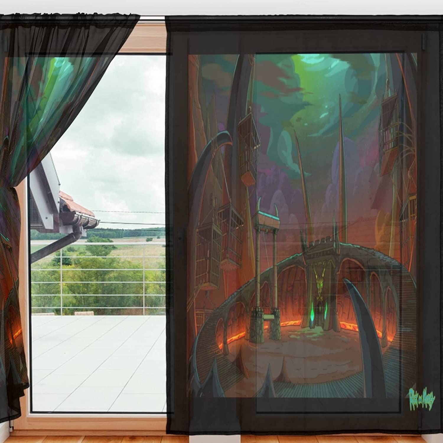 Detail Rick And Morty Window Curtains Nomer 20