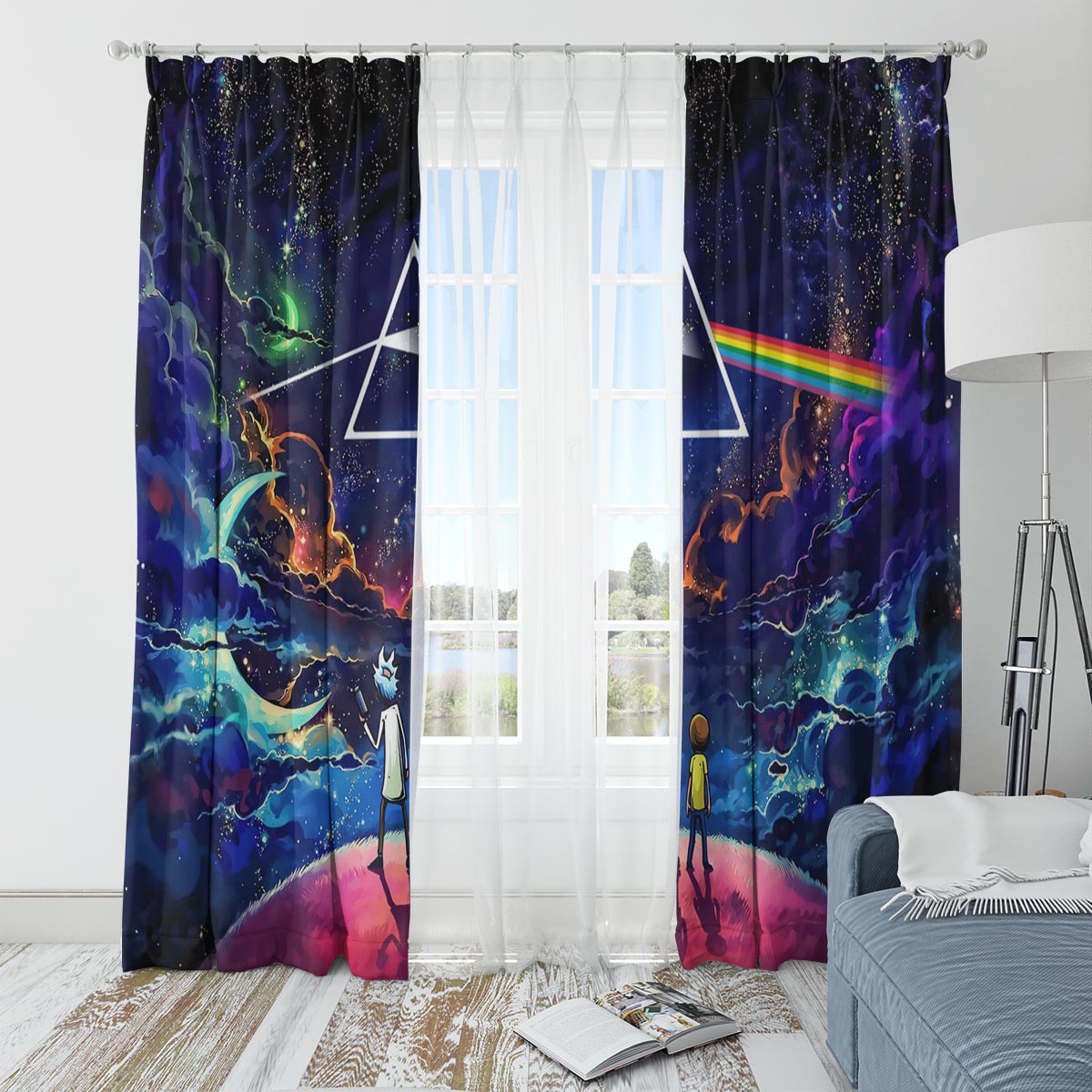 Detail Rick And Morty Window Curtains Nomer 4