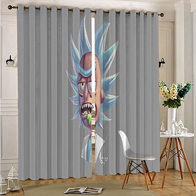 Detail Rick And Morty Window Curtains Nomer 5