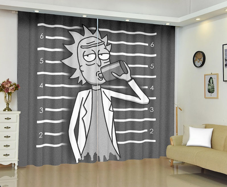 Detail Rick And Morty Window Curtains Nomer 6