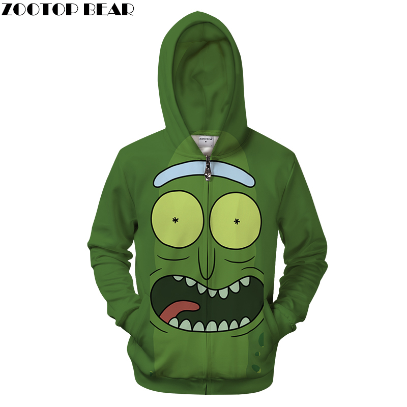 Detail Rick And Morty Zipper Hoodie Nomer 17