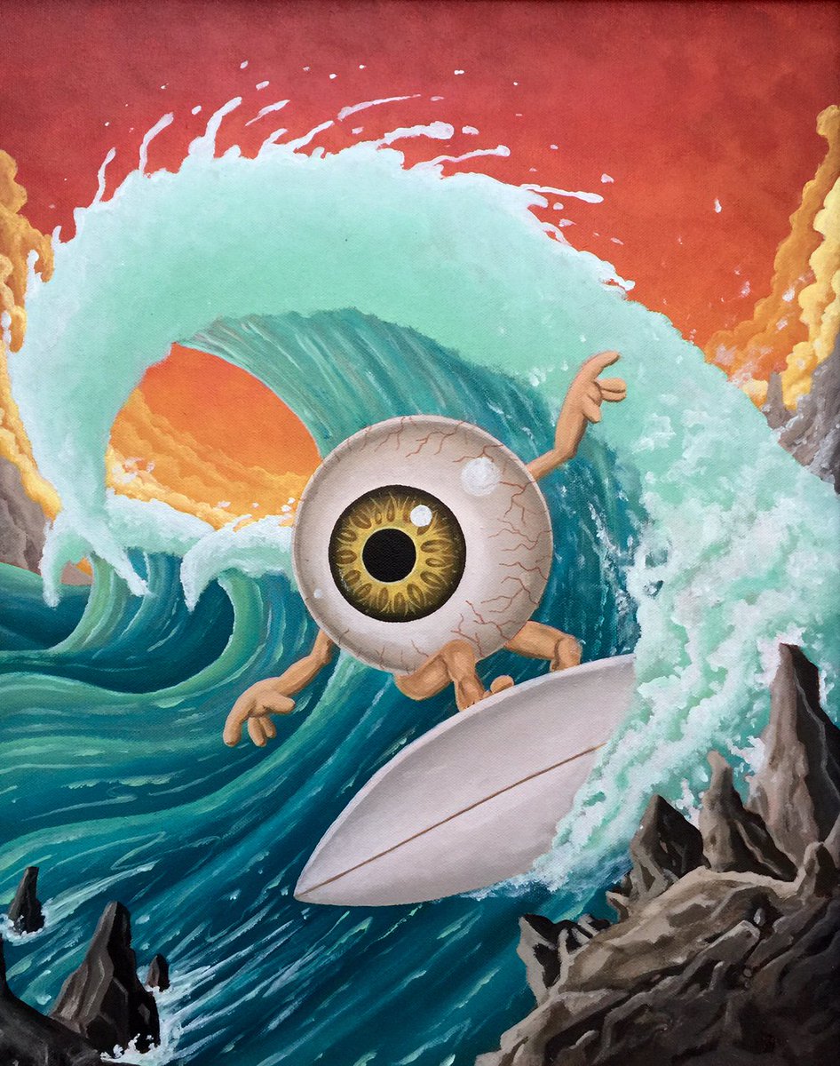 Detail Rick Griffin Surfing Eyeball Nomer 20