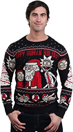 Rick Morty Christmas Sweater - KibrisPDR