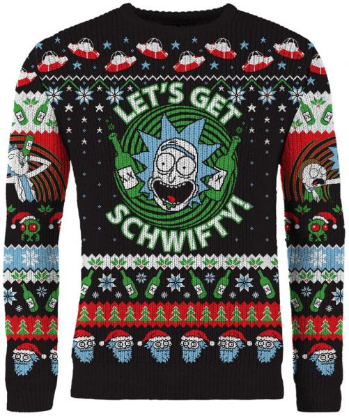 Detail Rick Morty Christmas Sweater Nomer 2