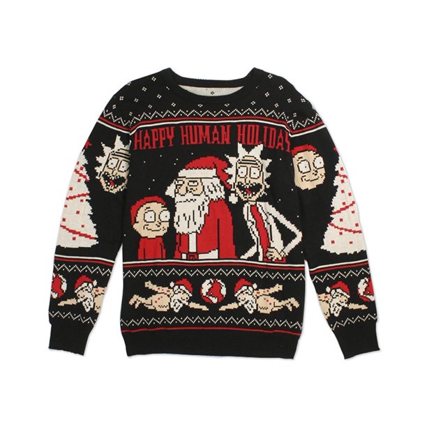 Detail Rick Morty Christmas Sweater Nomer 3