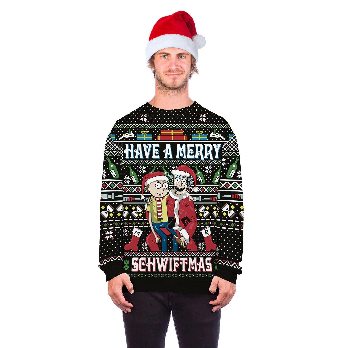 Detail Rick Morty Christmas Sweater Nomer 29
