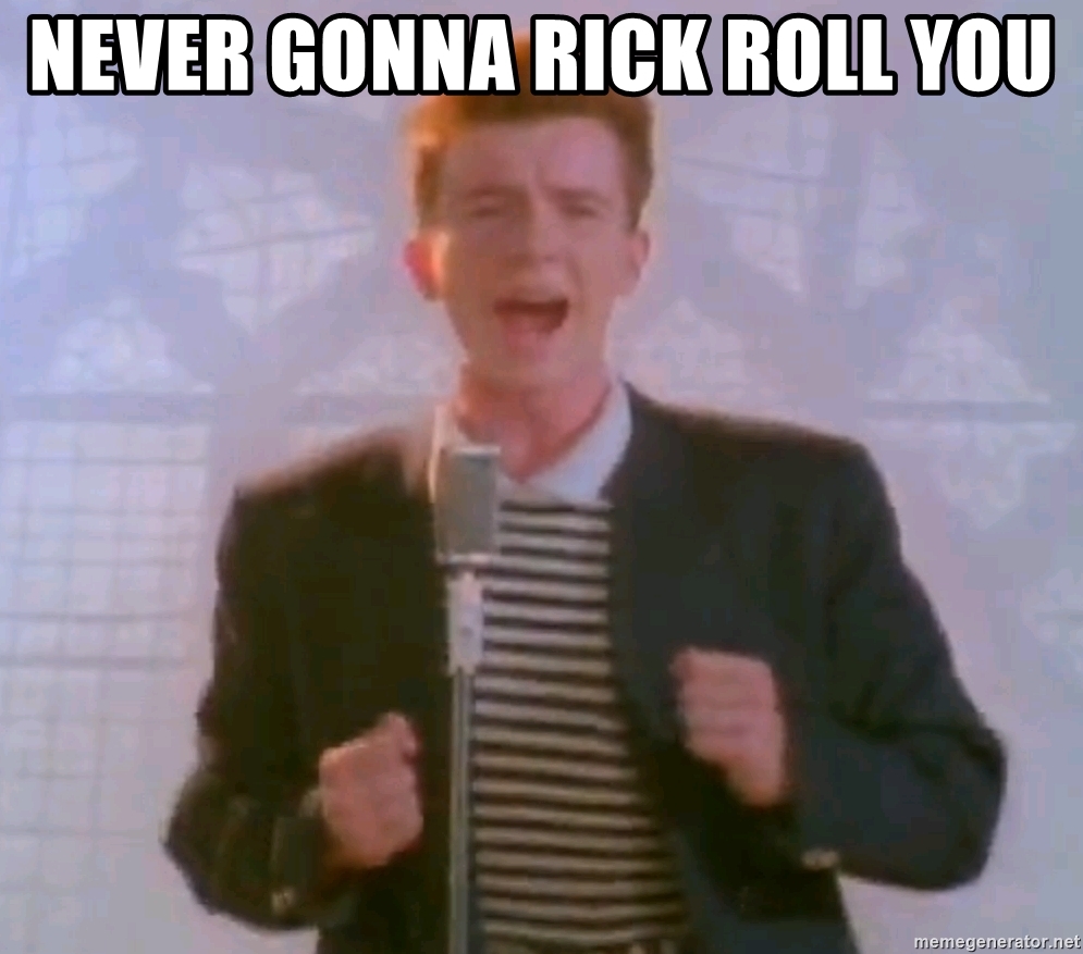 Detail Rick Roll Meme Nomer 23