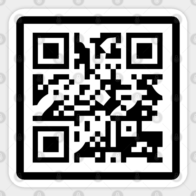 Detail Rick Roll Qr Code Sticker Nomer 40