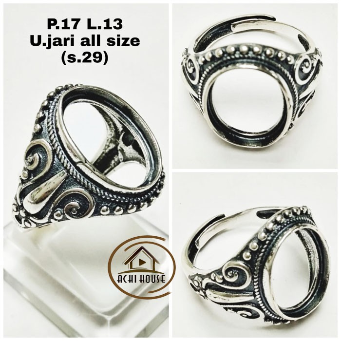 Detail Ring Batu Akik Perak Nomer 13