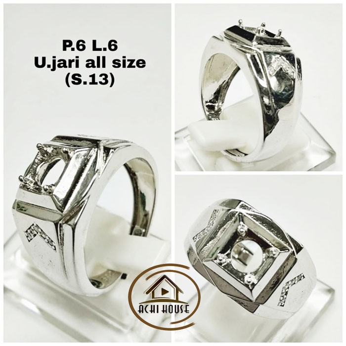 Detail Ring Batu Akik Perak Nomer 23