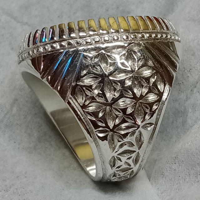 Detail Ring Batu Akik Perak Nomer 9