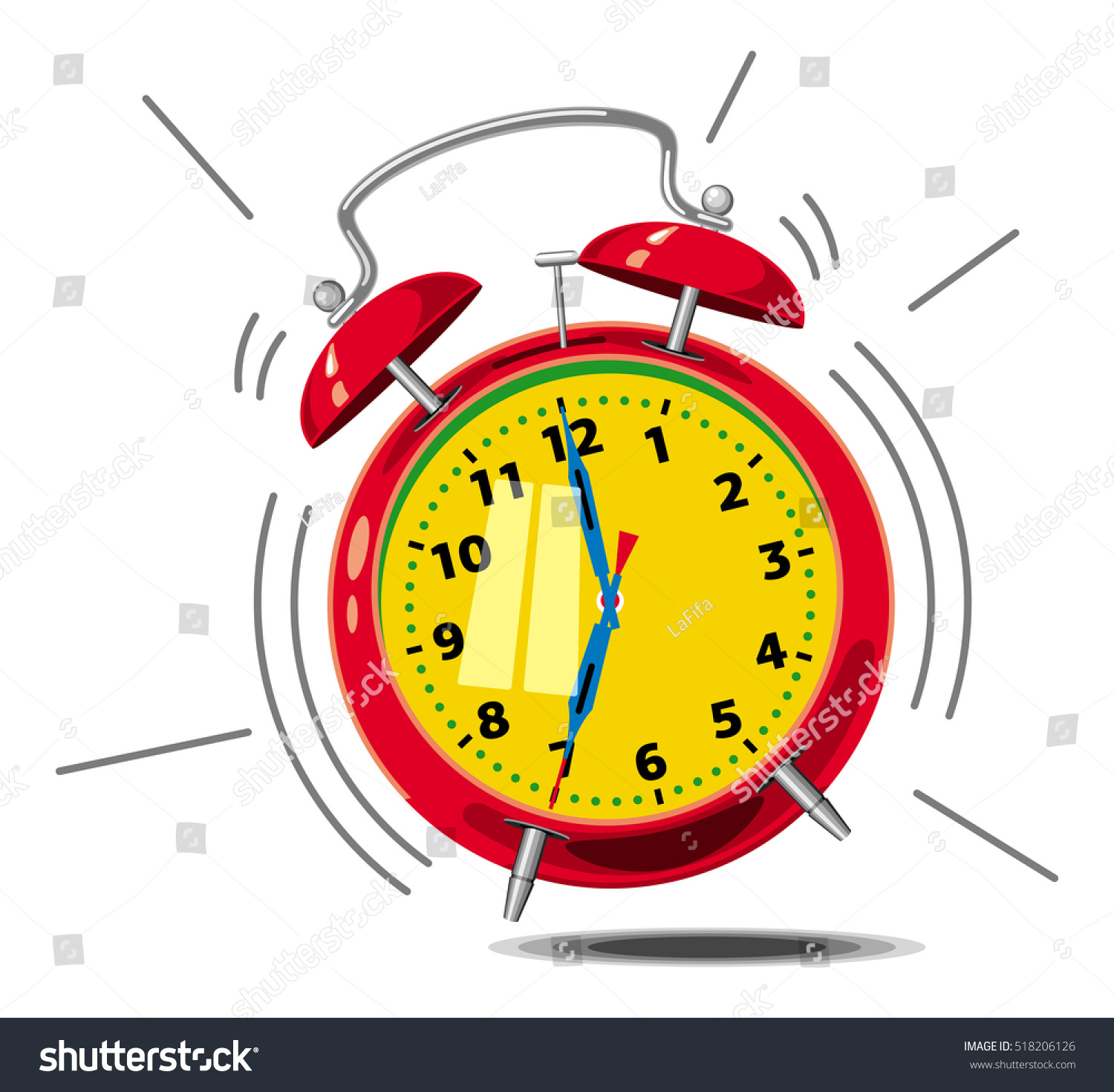 Detail Ringing Alarm Clock Clipart Nomer 13