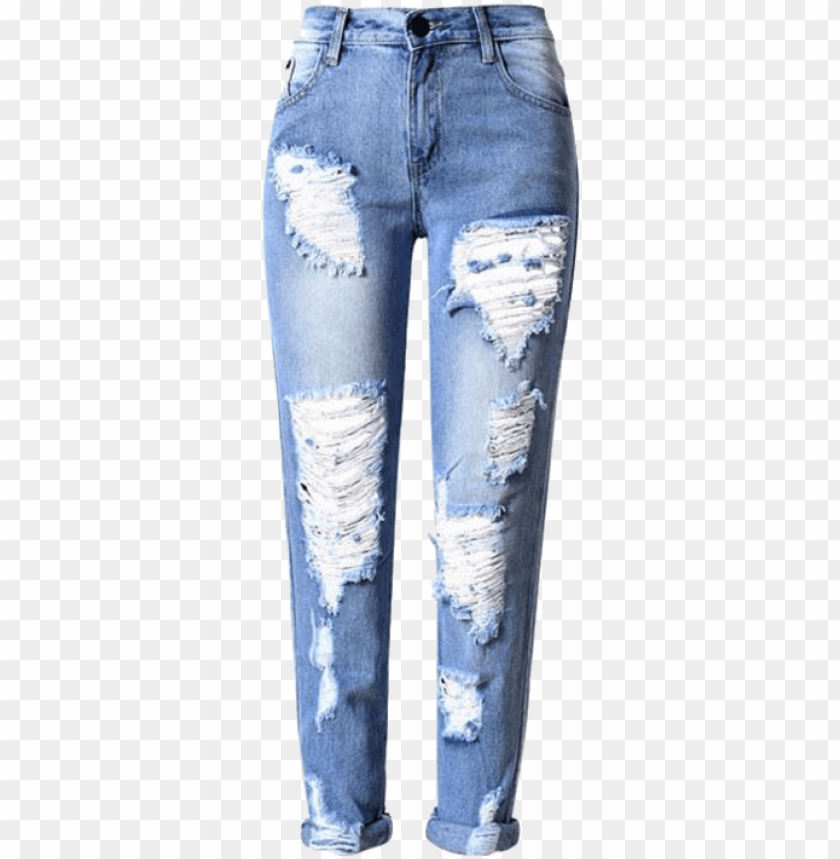 Detail Ripped Jeans Png Nomer 2