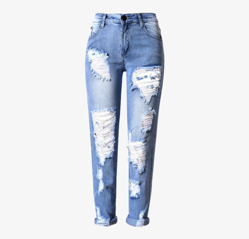 Detail Ripped Jeans Png Nomer 10