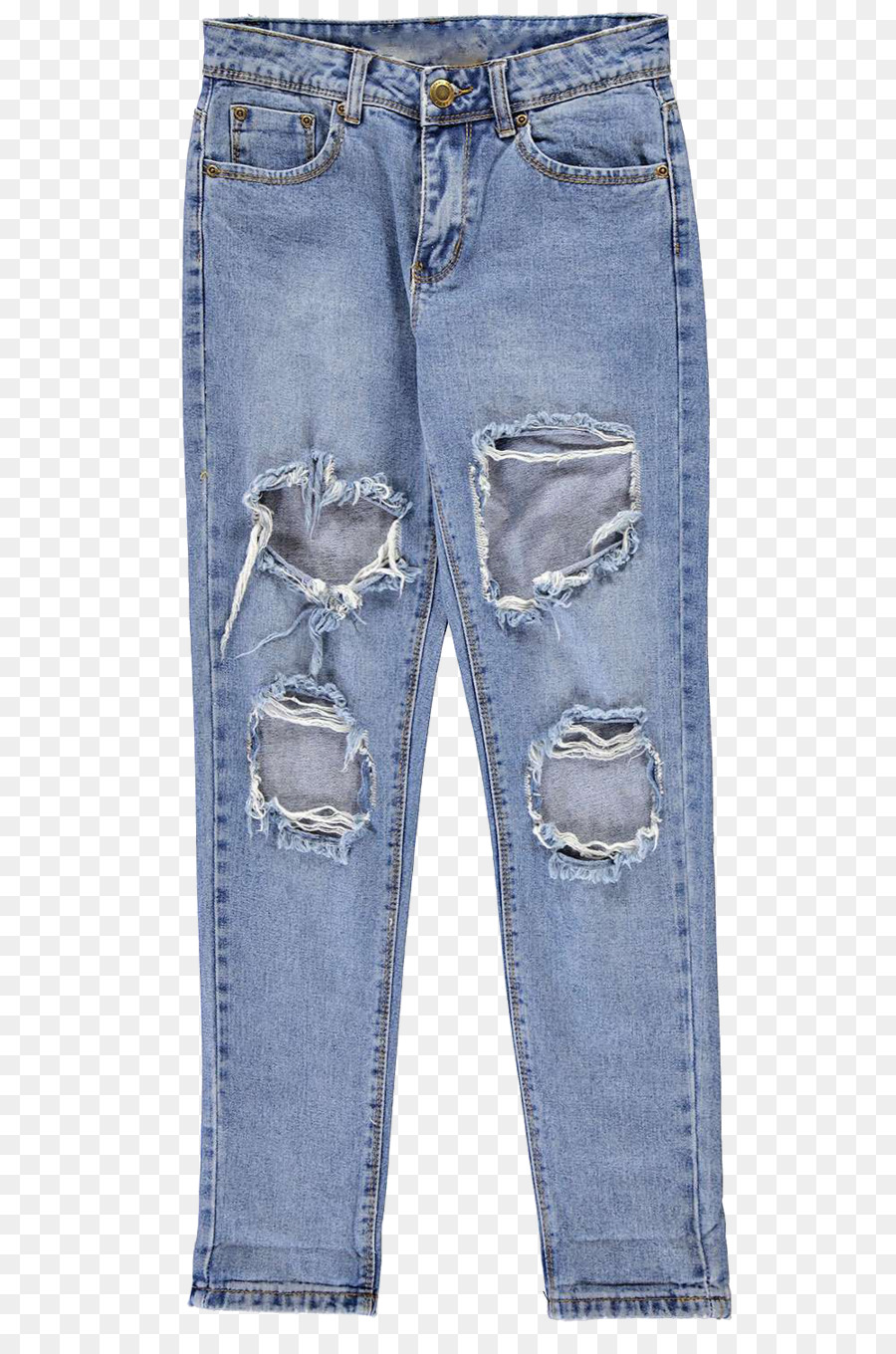 Detail Ripped Jeans Png Nomer 21