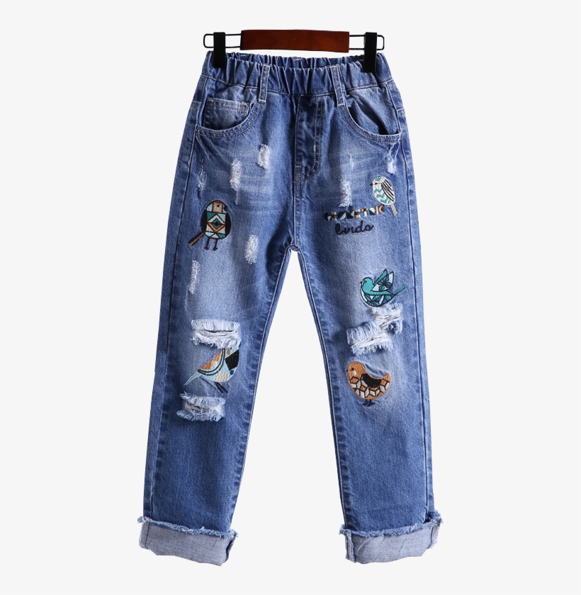 Detail Ripped Jeans Png Nomer 27