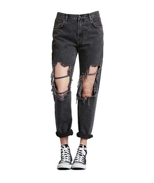 Detail Ripped Jeans Png Nomer 29