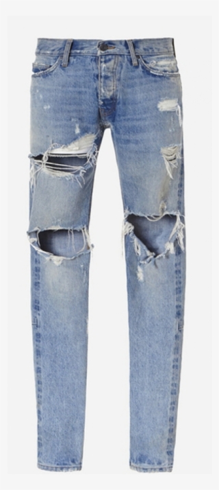 Detail Ripped Jeans Png Nomer 5