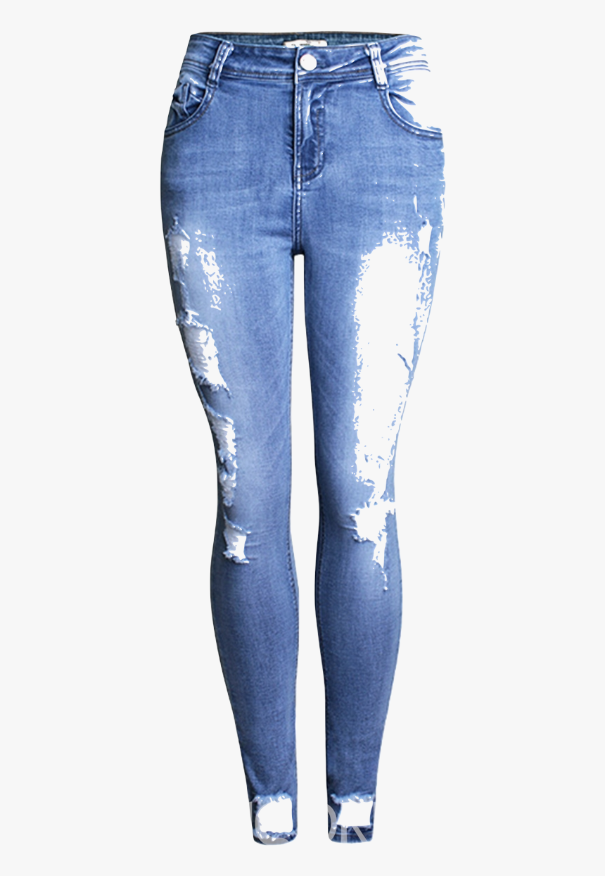 Detail Ripped Jeans Png Nomer 8