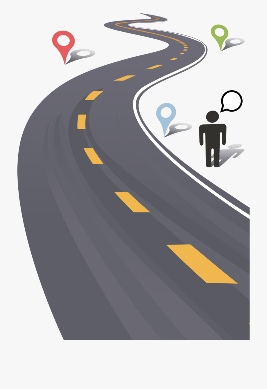 Detail Road Map Clipart Nomer 9