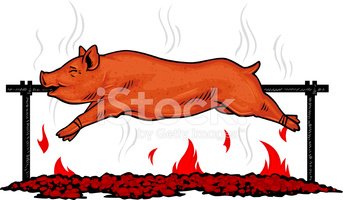 Detail Roasted Pig Clipart Nomer 11