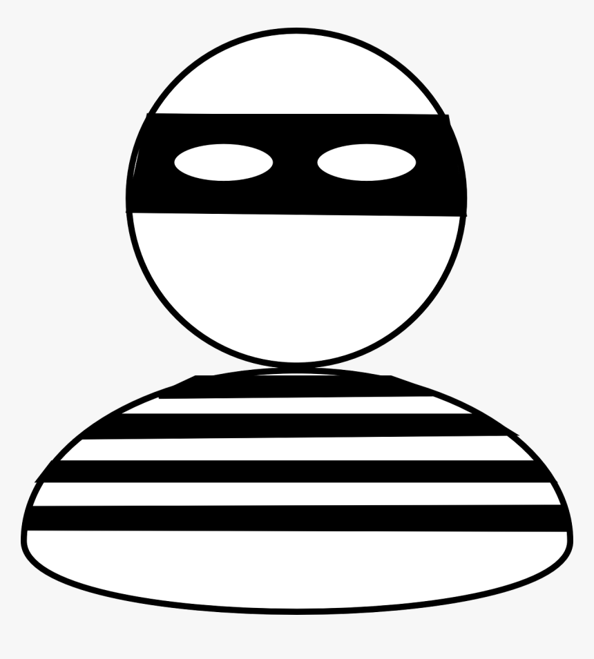 Detail Robber Clipart Black And White Nomer 28