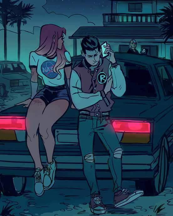 Detail Robin And Starfire Nomer 18