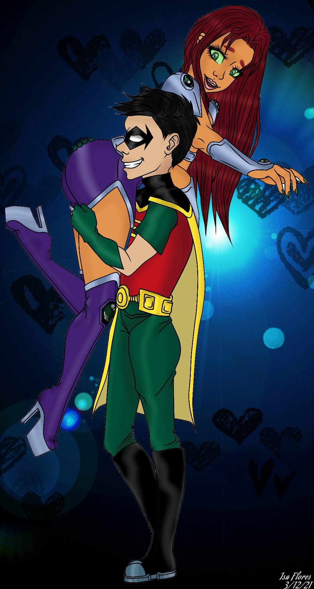 Detail Robin And Starfire Nomer 19