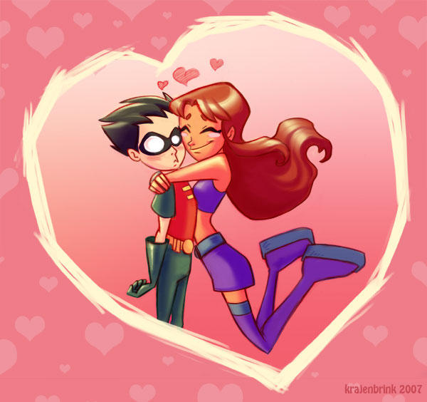 Detail Robin And Starfire Nomer 37