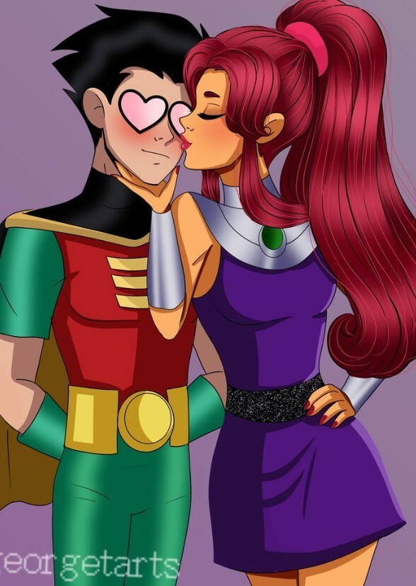 Detail Robin And Starfire Nomer 49