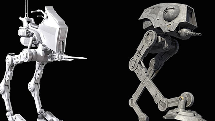 Detail Robot Camel Star Wars Nomer 36