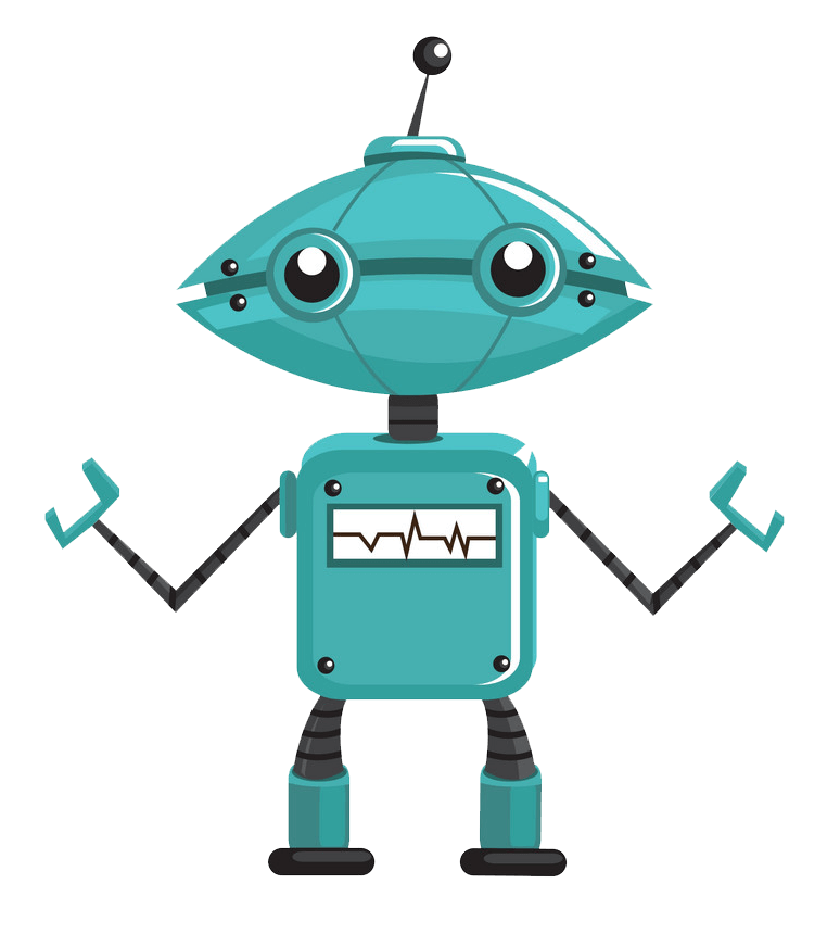 Detail Robot Clipart Transparent Background Nomer 14