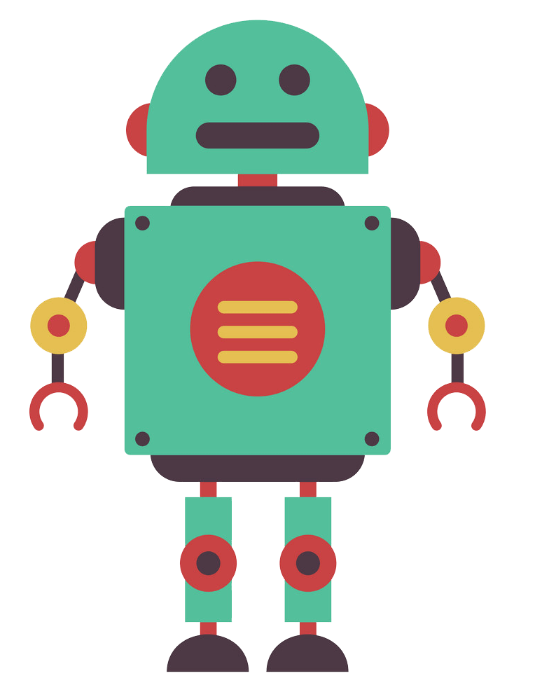 Detail Robot Clipart Transparent Background Nomer 19