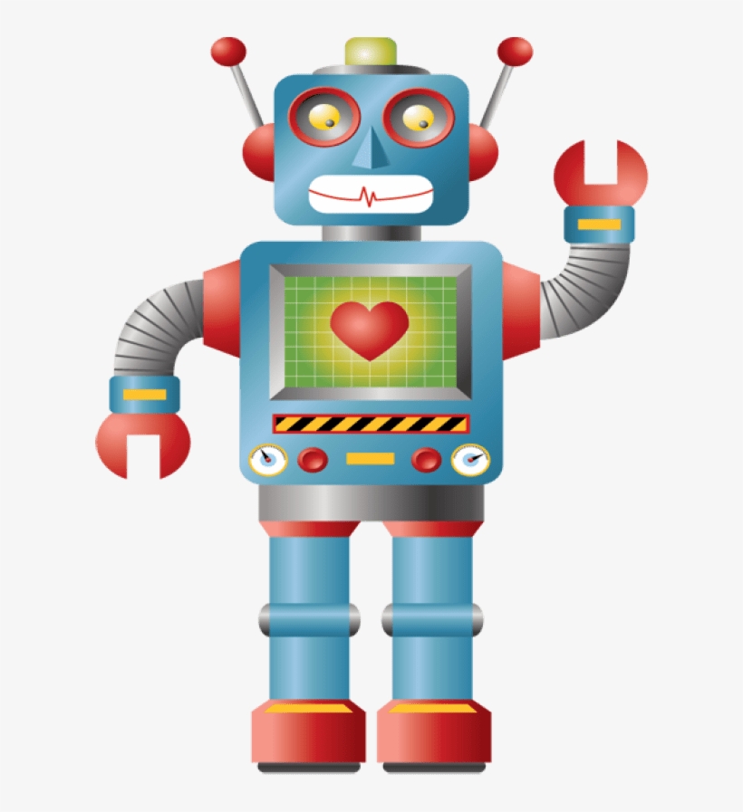 Detail Robot Clipart Transparent Background Nomer 26